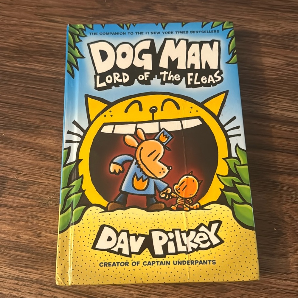 😻 Dog Man Lord of the Fleas Children’s Book by Dav Pilkey